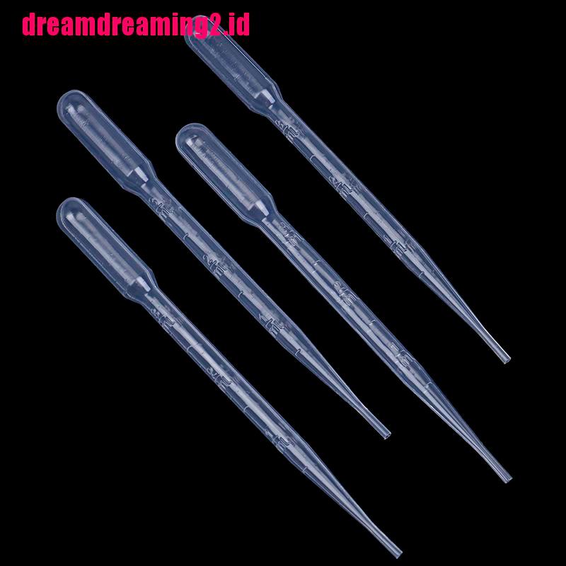 （✔✔❤4pcs Pipet Tetes Cat Bahan Plastik Ukuran 3ml