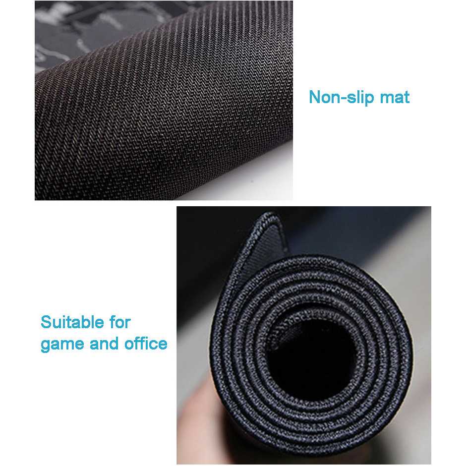 (BISA COD) RVOSTR OLEVO Gaming Mouse Pad XL Desk Mat 800 x 300 mm - RO56