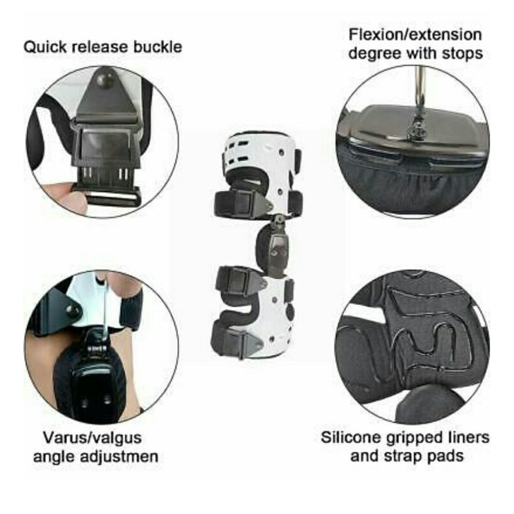 Knee brace Osteoarthritis/ deker OA / Deker Lutut / penyangga lutut