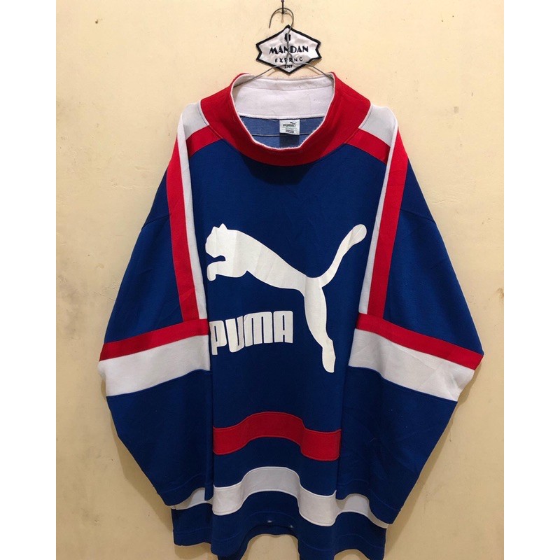 second crewnek puma vintage big logo