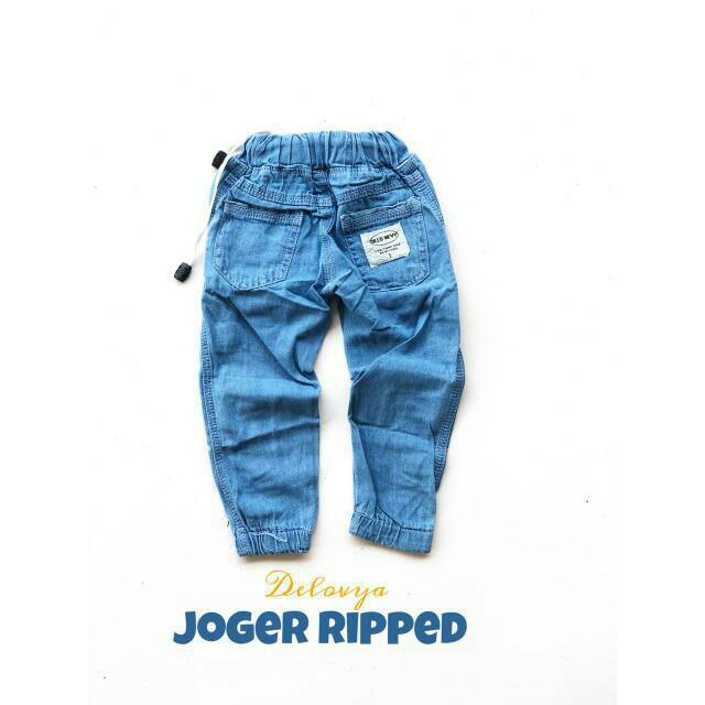 JOGGER JEANS RIPPED Celana Anak Panjang