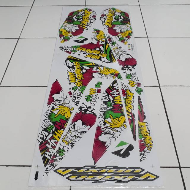 Striping stiker variasi yamaha vixion nvl joker