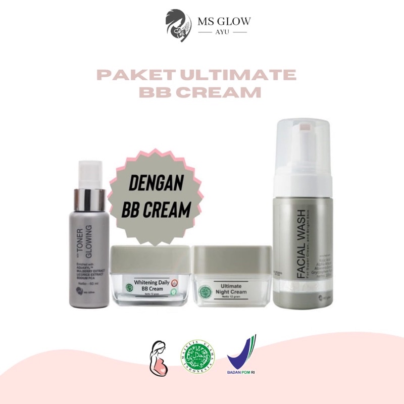 PAKET ULTIMATE BB CREAM MS GLOW
