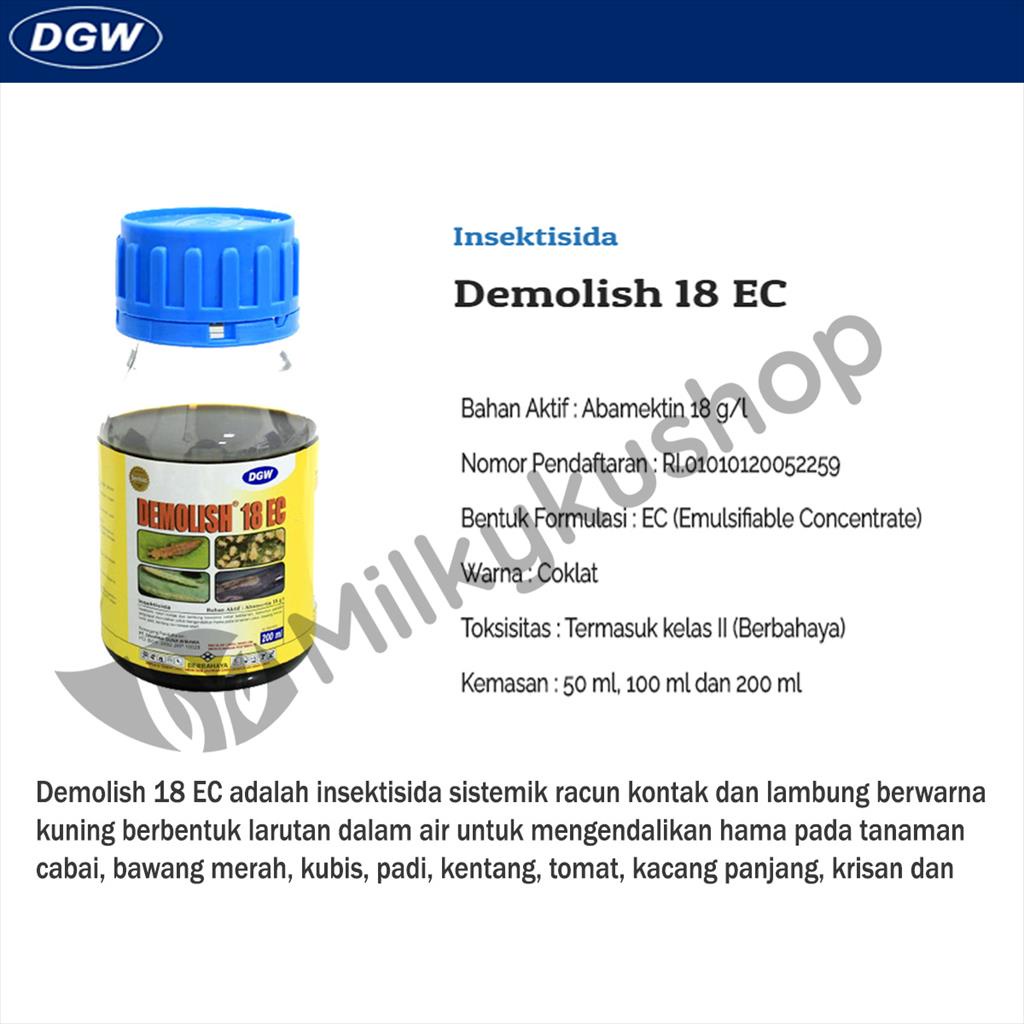 DEMOLISH 18 EC 200 ML INSEKTISIDA ABAMEKTIN