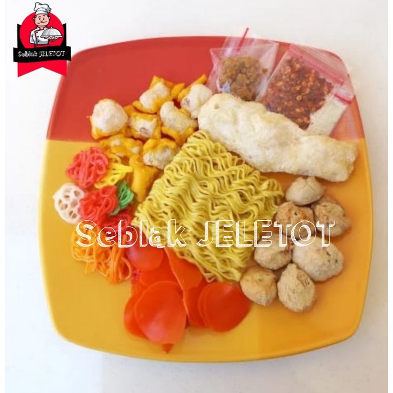 

COD Seblak JELETOT siap saji/ seblak instan pedas