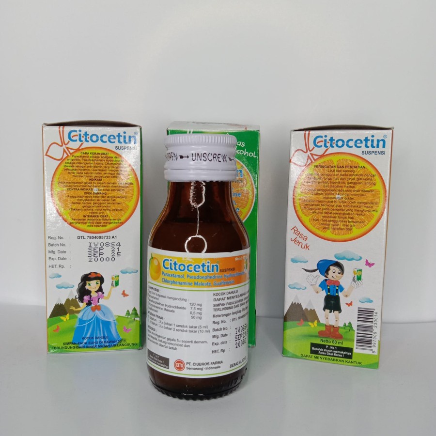 CITOCETIN SIRUP 60ML