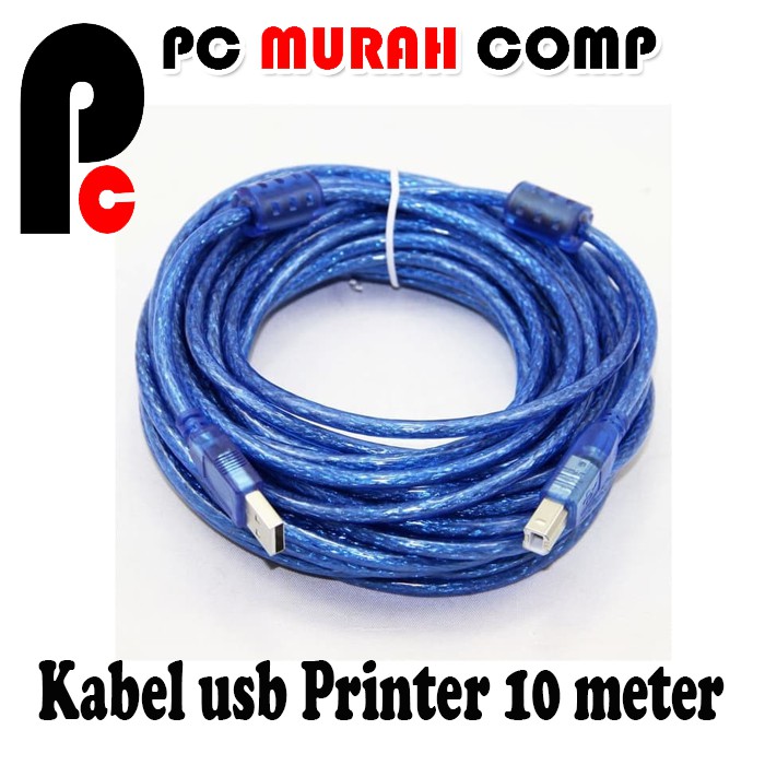 Kabel USB Printer panjang 10 Meter NYK