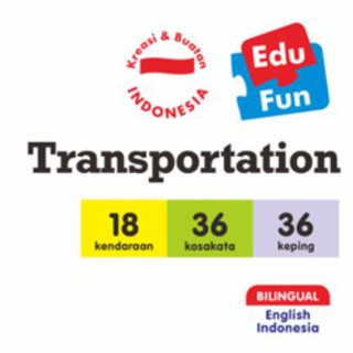 Flash Card Puzzle Transportation Mainan  Edukasi  Kartu Edu 