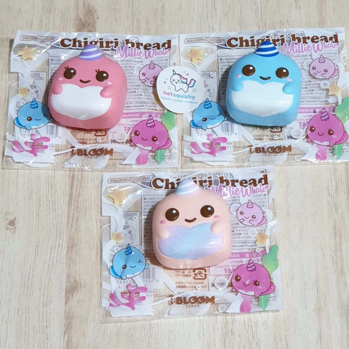 TERLARIS squishy ibloom chigiri bread millie whale