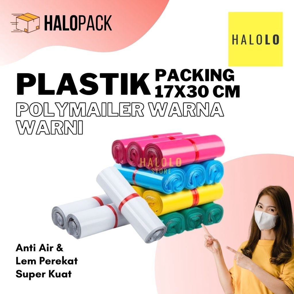 

Kantong Plastik Polymailer Amplop Packing Online Perekat Poly Mailer