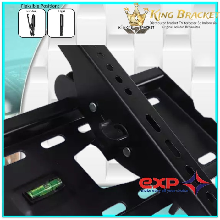 Bracket TV KHUSUS MERK TCL 42&quot; s/d 55&quot; waterpass GARANSI 100% COCOK!