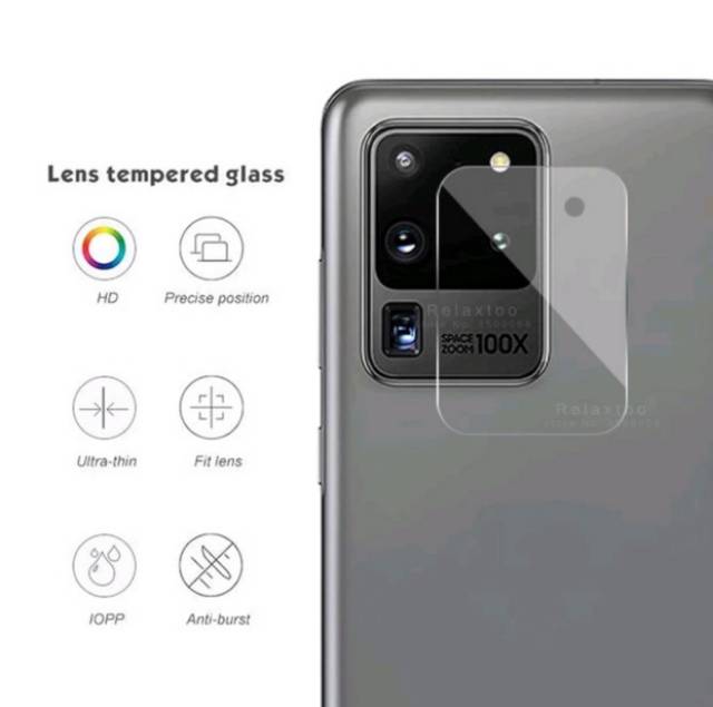 Tempered Glass Camera Samsung S20 Plus - Anti Gores Kamera Samsung S20 Plus - SC