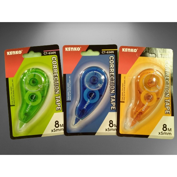 

Kenko Correction Tape CT-634N / Tip X/ Tipe X Kertas