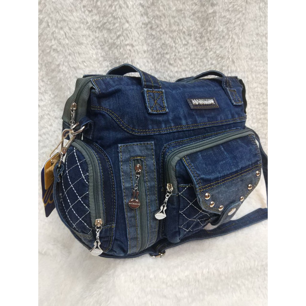 Tas Selempang Gaul Original Jeans Madeleine 520. Darena Bags Bandung