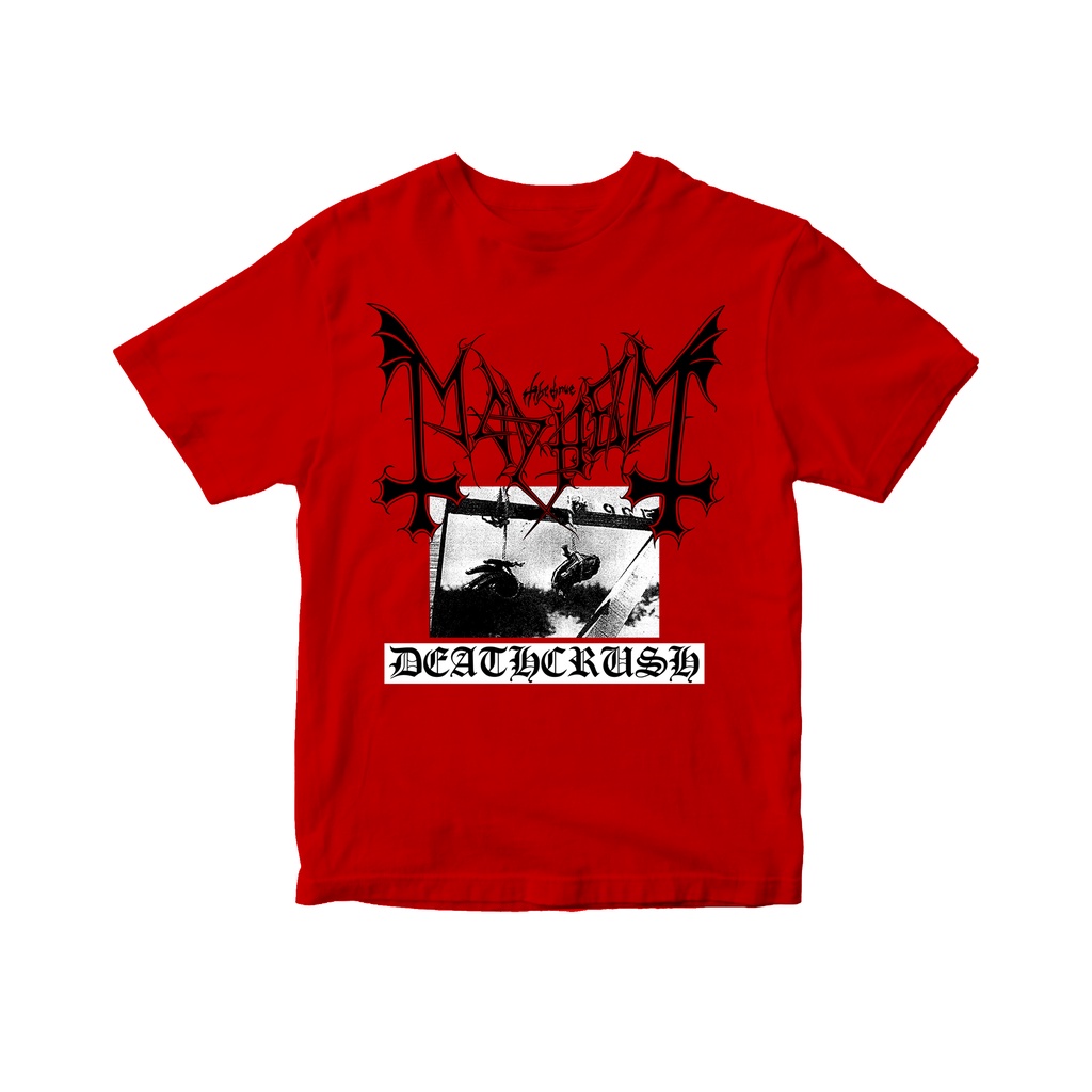 kaos band anak mayhem - deathcrush