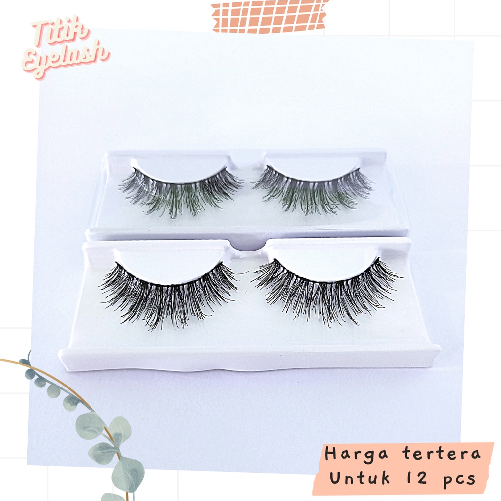 Bulu mata palsu 3D natural kode 011 / WSP G / eyelashes