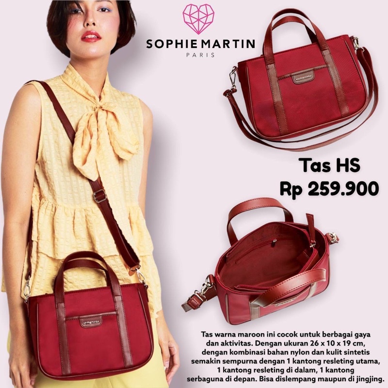 Tas Cangklong Selempang Wanita Murah Promo Sale Sophie Martin Paris Cynderelie