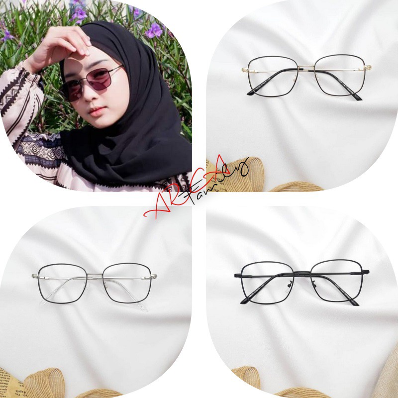 KACAMATA PHOTOCROMIC BERUBAH WARNA FRAME OPTIK TITANIUM KOREAN STYLE WANITA PRIA TERBARU