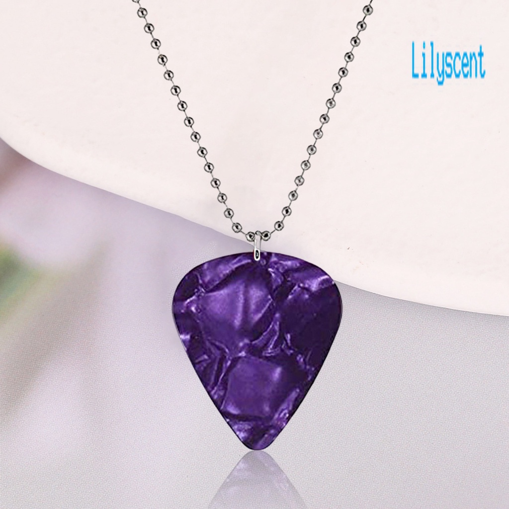 Kalung Liontin Pick Gitar Untuk Unisex