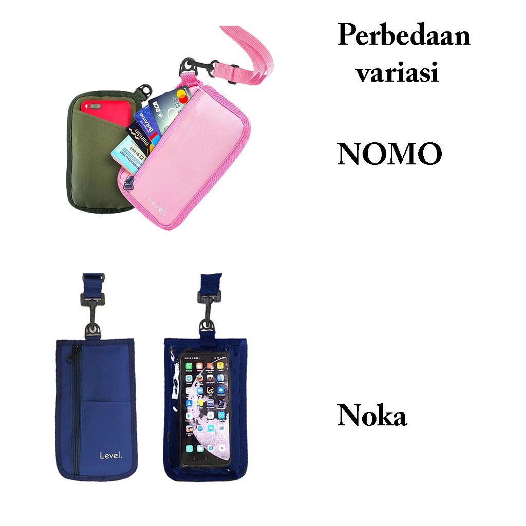 FASHIONSTOREKU TAS LEVEL HANGING WALLET LEVEL NOMO