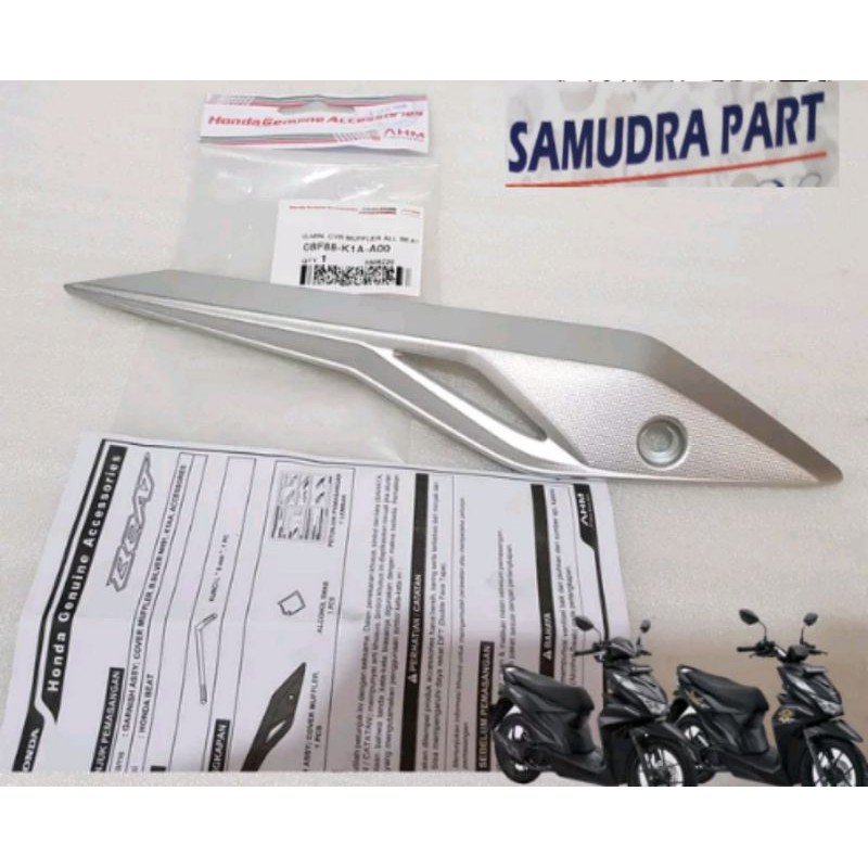 Asesoris Cover knalpot Beat street beat terbaru Original