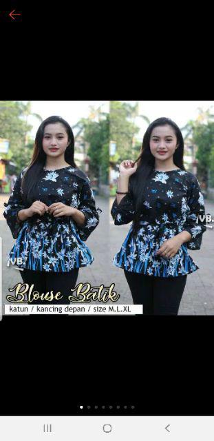 Rama Shinta Couple - Melani Set Couple Lilit Rovella Batik Couple Modern