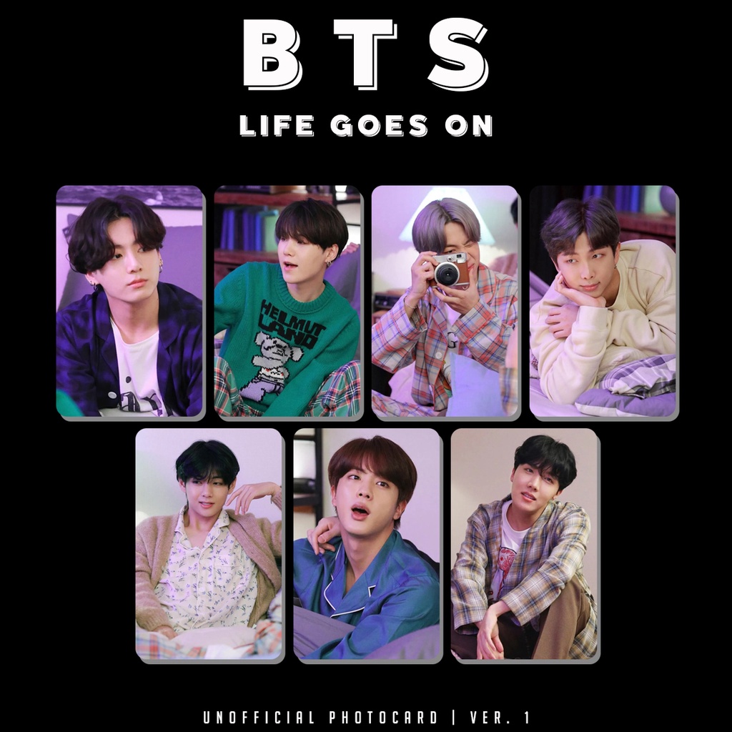 Unofficial Photocard BTS Life Goes On