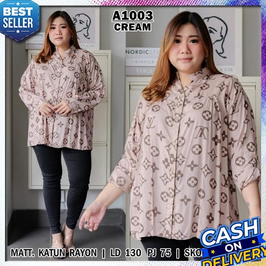 Blouse Wanita Kekinian Mora Blouse Katun Rayon Pakaian Kerja Harian Baju Atasan Muslimah Blus Busana