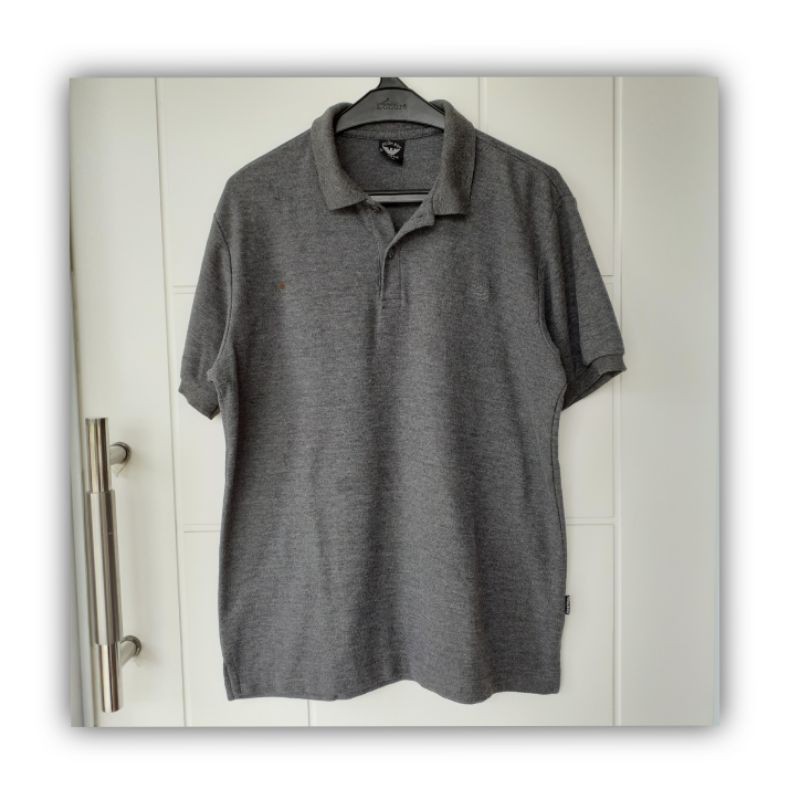 POSH BOY baju polo shirt brand branded abu cowok pria lengan pendek preloved second