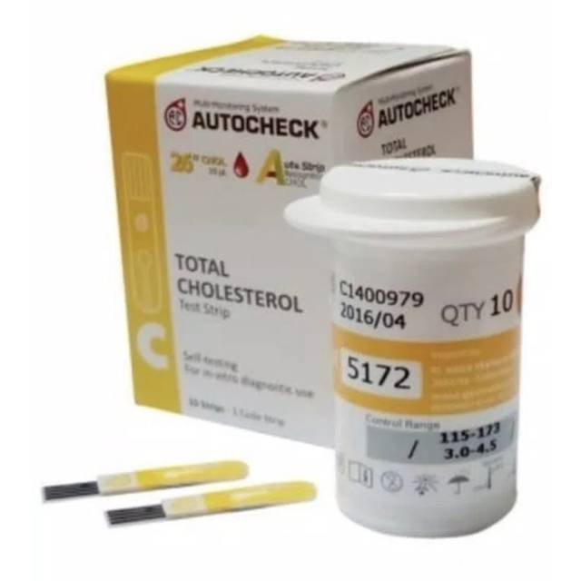 AUTOCHECK STRIP CHOLESTEROL STIK ISI ULANG KOLESTEROL