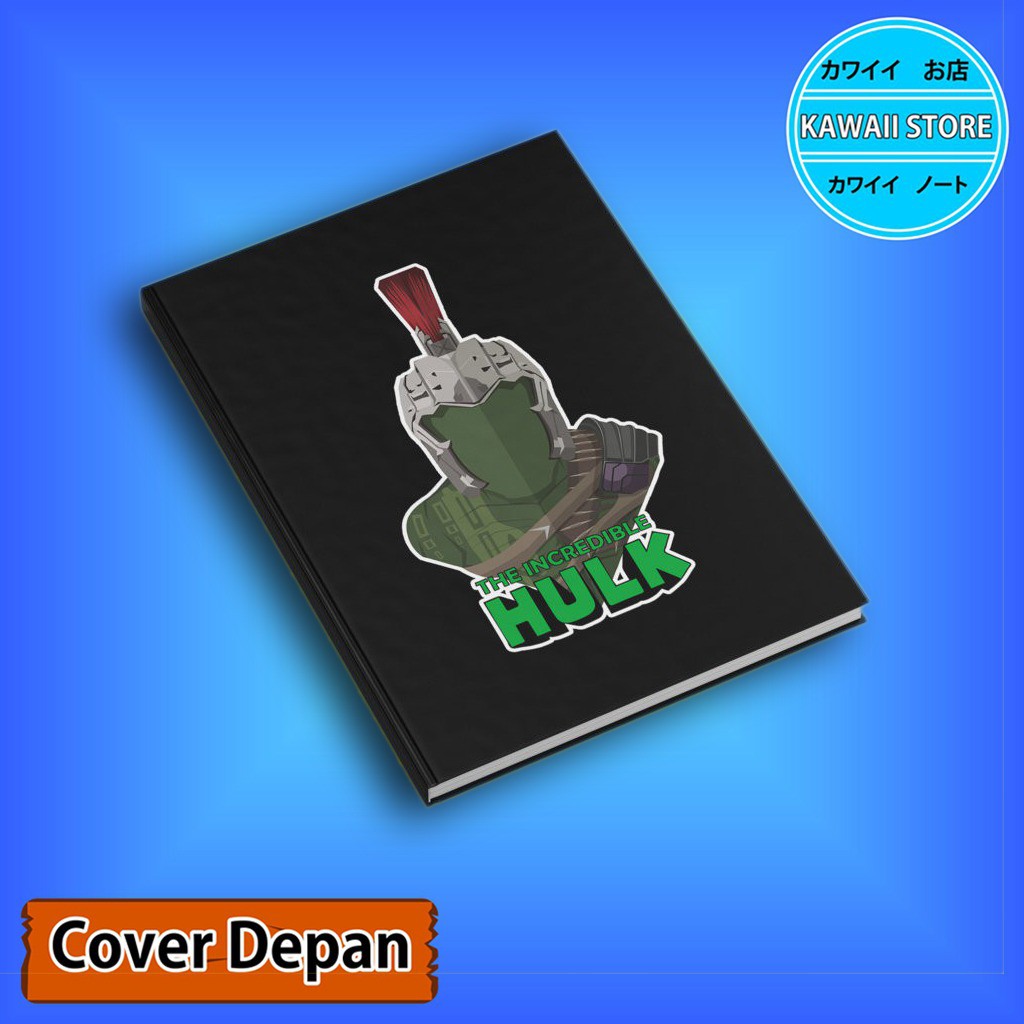 

Notebook / Pocket book Hard Cover Marvel CHARACTER HULK uk A5 & A6 / Notes Book