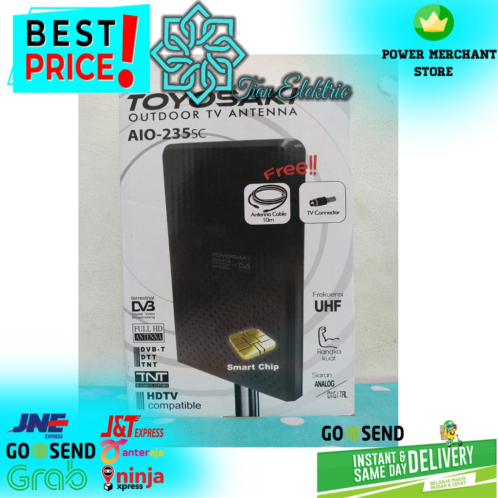 TOYOSAKI AIO-235SC Outdoor TV Antena Analog / Digital