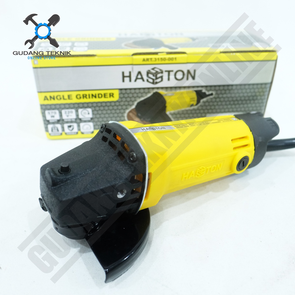 Gerinda Tangan 4&quot; HASSTON PROHEX 3150-001 / Mesin Gerinda Gurinda Tangan 4 Inch HASTON 3150 001