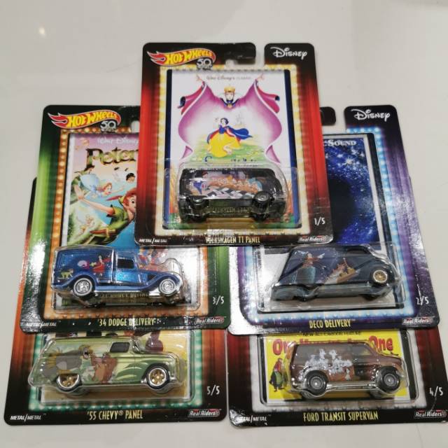 Hot Wheels Disney Pop culture hotwheels vw volkswagen t1 panel dodge delivery chevy panel ford