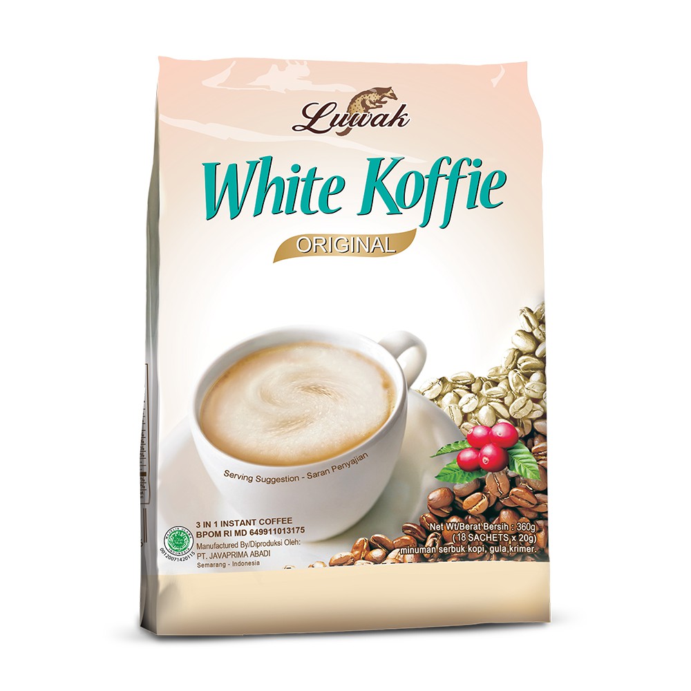 Kopi Luwak White Koffie Original Bag 18x20gr Twin Pack