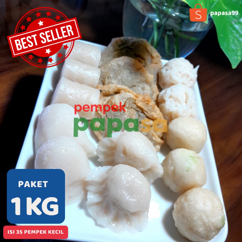 

PEMPEK PAPASA PEMPEK PALEMBANG PAKET 1 KG ISI 35 PEMPEK KECIL