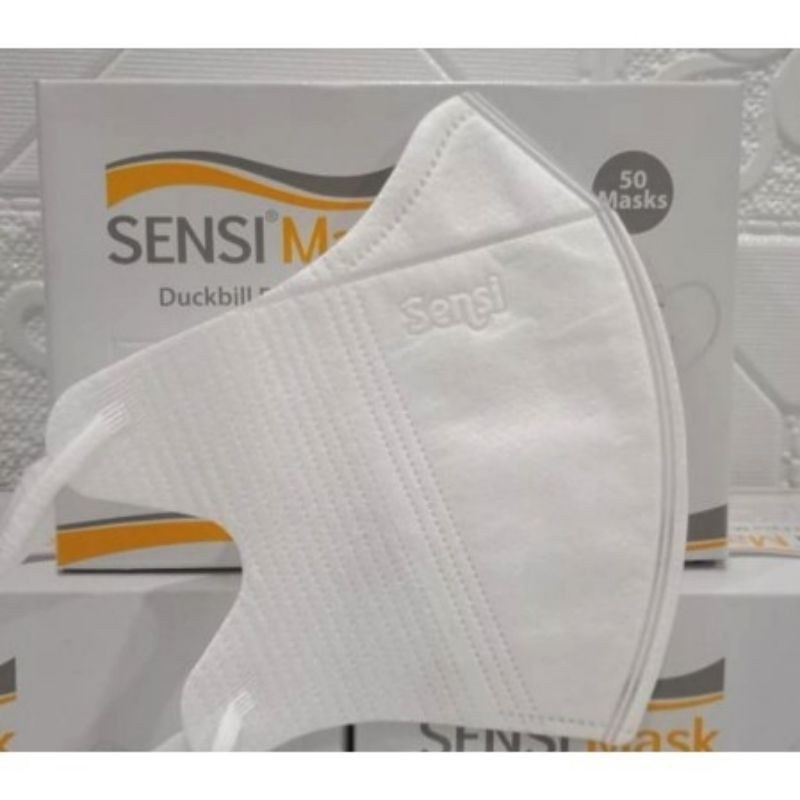 Masker Duckbill Sensi 3ply Dewasa isi 50 pcs/ 1 dus Termurah