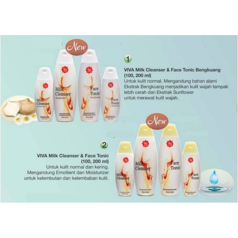 Viva Milk Cleanser ori, bengkoang, lemon