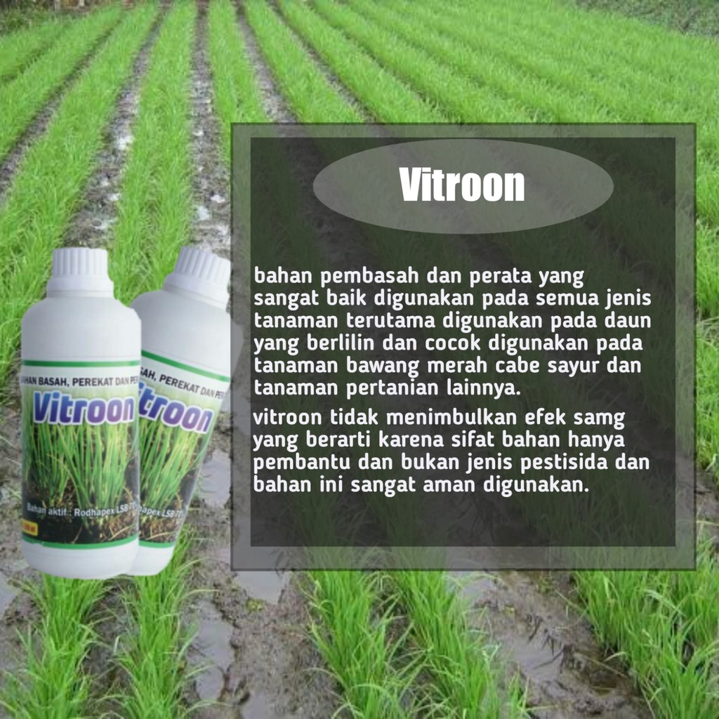 Vitroon 500 ml Bahan Basah Perekat Penembus Pestisida