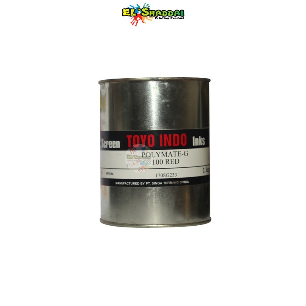 Cat sablon plastik TOYO POLYMATE-G 100 red sablon karung
