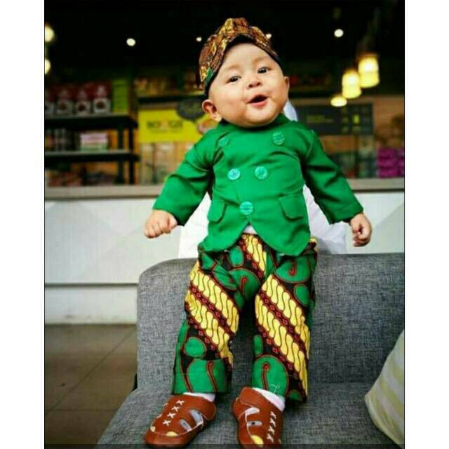 Beskap Anak Beskap Bayi Beskap Jawa Baju Adat Jawa Model Celana