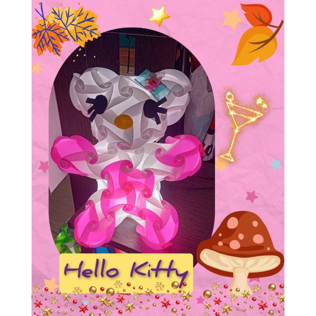 Lampu Tidur / Kado Ultah anak / souvenir Ultah anak / Lampion Tidur Karakter Hello kitty