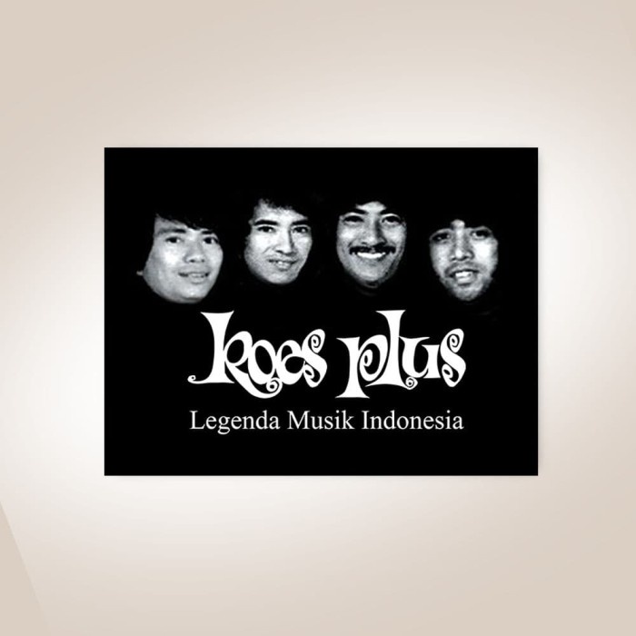 Koes Plus Musik Poster Kayu Dekorasi Pajangan Dinding Wallpaper