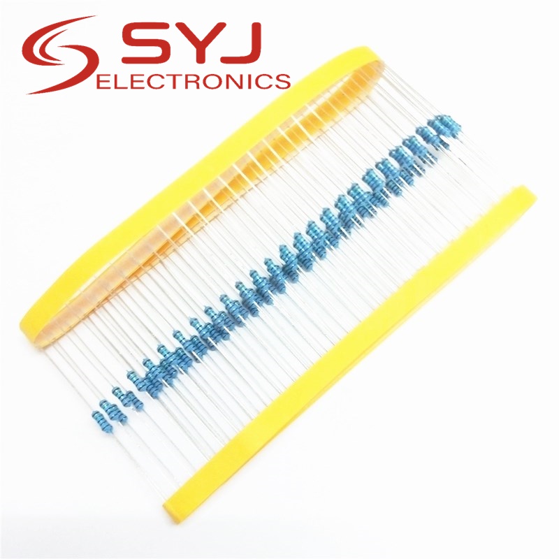 100pcs 1 / 4W resistor Metal film 1R ~ 1M 100R 220R 330R 1K 1.5K 2.2K 3.3K 4.7K 10K 47K 100K 1K 100K 1220 230k 3302k Oh3K