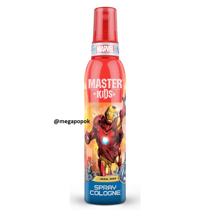 Master Kids Spray Cologne Batman/Ben 10/Captain Amerika/Iron Man/Spiderman/Superman 100ml/megapopok