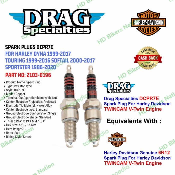 Busi Harley - Drag Dcpr7E Twincam For Dyna, Touring, Softail, Sporster