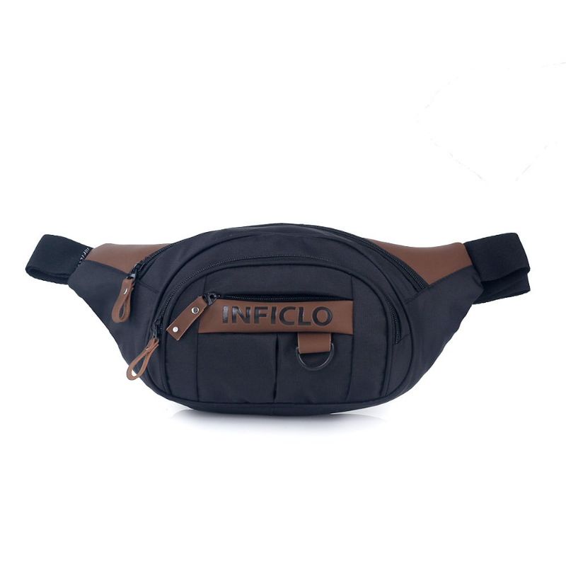 ORIGINAL Tas Salempang Pria Terbaru | Selempang Waistbag Bahan Kulit Kombinasi Cordura | Slempang Distro Premium Material