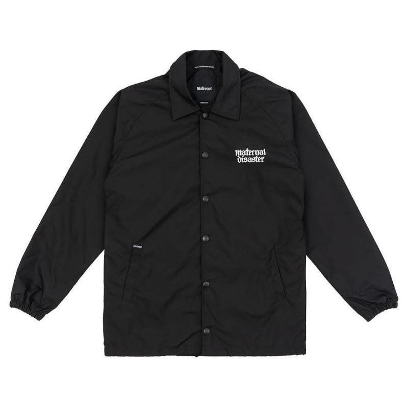 Maternal Disaster Windbreakers Black / Coach Jaket