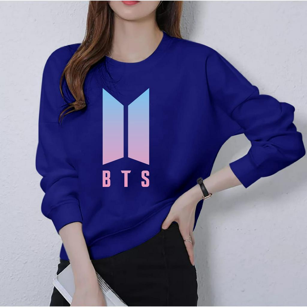 COLLECTION COOLS - BAJU ATASAN TRENDY BTS GIRL TERBARU-BAJU DISTRO CEWEK KEREN LENGAN PANJANG MASA KINI DAN TERLARIS