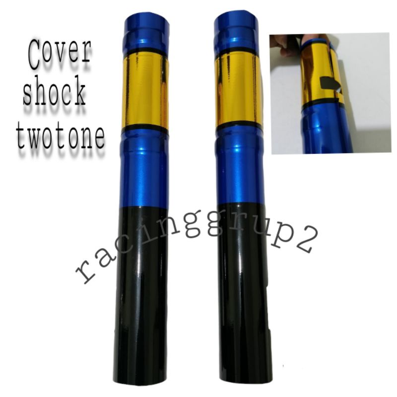 PAKET COVER SHOK SHOCK + JALU AS RODA DEPAN MATIC HONDA BEAT VARIO SCOOPY GENIO - TWOTONE